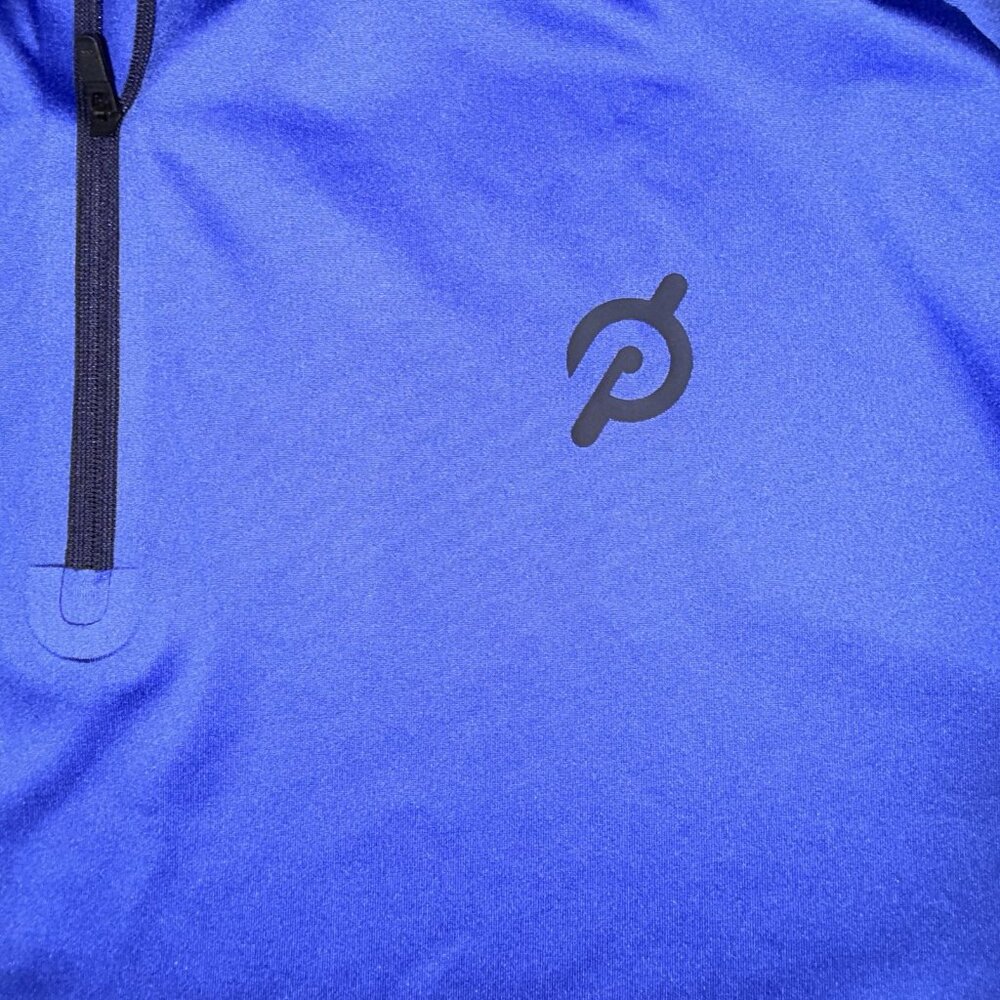Peloton Men's Warm-Up Lightweight Jacket 1/4 Zip Pullover Blue XL‎ - Casual - Picture 4 of 6